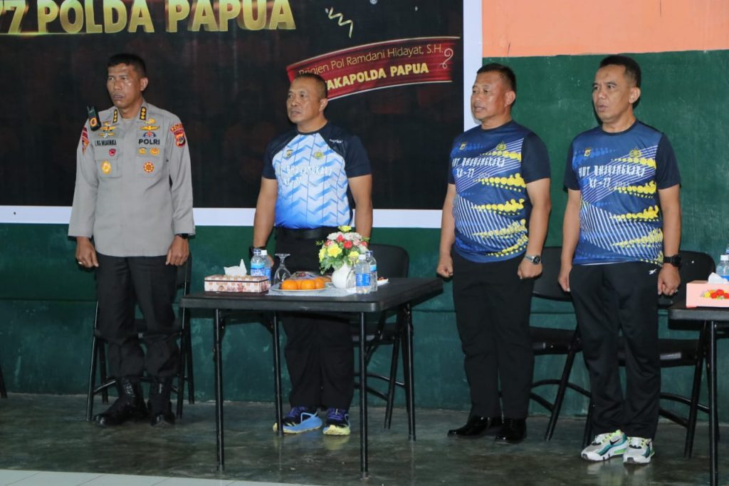 HUT Bhayangkara ke 77, Polda Papua gelar Tournament Badminton