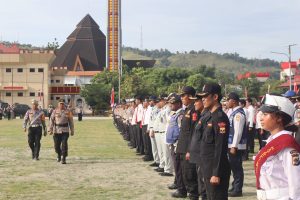 Jajaran Polda Papua Serentak Laksnakan Apel Gelar Pasukan Ops Patuh Cartenz 2023