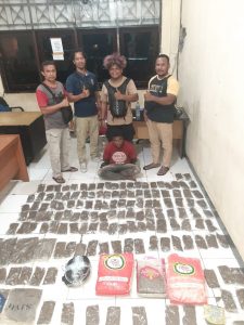 Bawa Sembilan Kg Ganja, Seorang Warga Negara PNG Diamankan Polda Papua