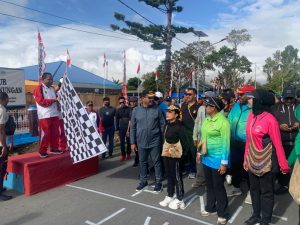 Semarak HUT RI, Pemprov Papua Pegunungan Gelar Jalan Santai