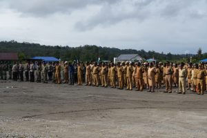 Persiapkan HUT RI, Pemda Nduga Gelar Apel Gabungan