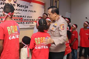 Kunjungi Polresta Jayapura Kota, Kakorbinmas Baharkam Polri Apresiasi Operasi Rasaka Cartenz-2023