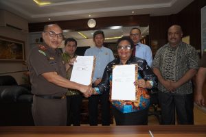 Pemprov Papua Tengah Lakukan MoU dengan Kejati Papua Guna Wujudkan Pembangunan yang Bebas Korupsi