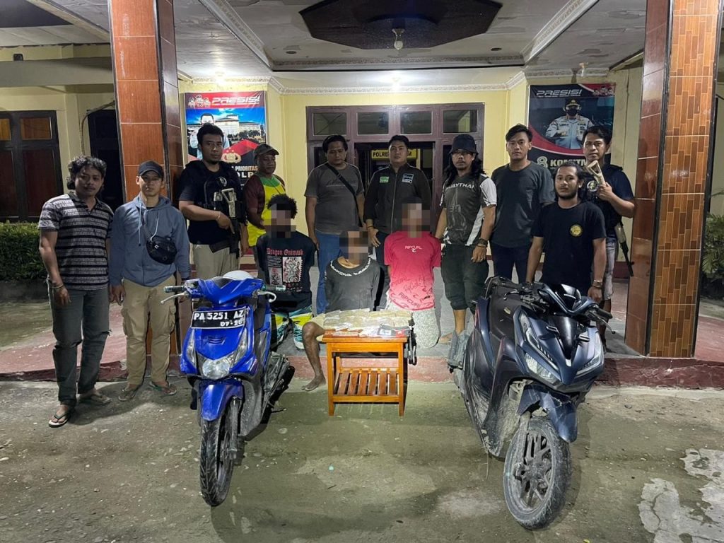 3 Pengedar Ganja di Keerom Ditangkap, Beserta 2 Motor Hasil Curanmor