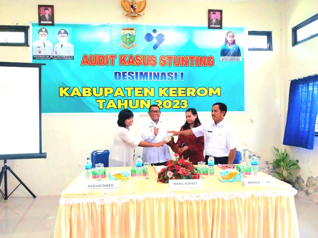 Pemda Keerom Gelar Audit Kasus Stunting Desiminasi I Kabupaten Keerom Tahun 2023