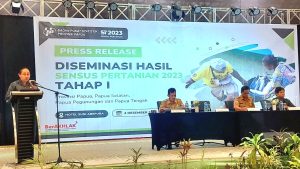 BPS Provinsi Papua Release Sensus Pertanian 2023, RTUP Naik 20% Dibanding Tahun 2013