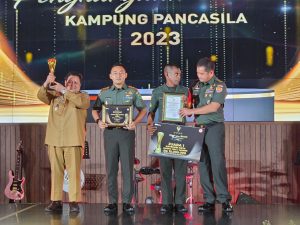 Persembahkan Kampung Pancasila, Kodim 1702/Nabire Raih Penghargaan Juara Kasad TNI