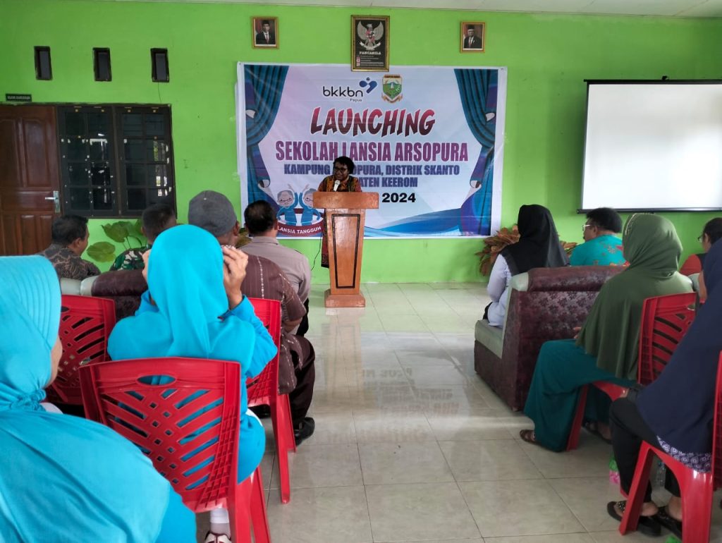 BKKBN Papua Launching Sekolah Lansia Pertama di Kabupaten Keerom