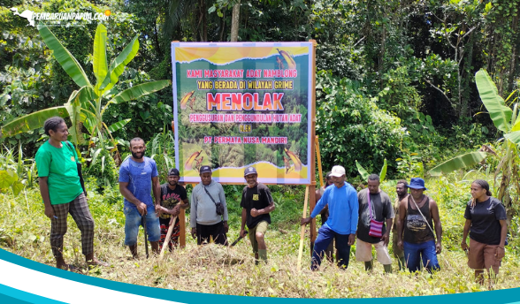 Masyarakat Adat Namblong di Wilayah Grime Tegaskan Tolak Penggusuran dan Penggundulan Hutan Adat