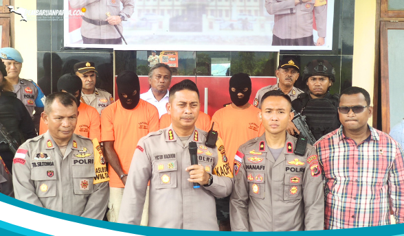 Kepolisian Amankan  4 Orang yang Sering Berulah di KM.12 Holtekamp