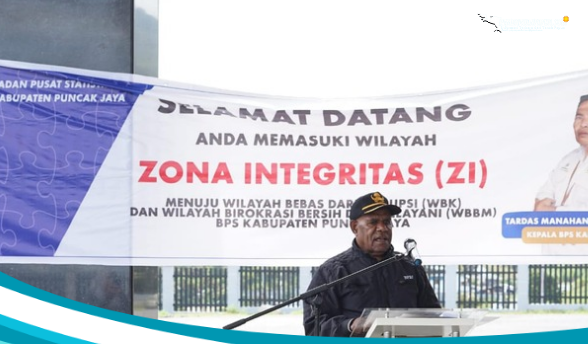 BPS Puncak Jaya Canangkan Zona Integritas WBK