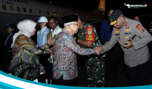 Tiba di Merauke Papua Selatan, Wapres RI Diterima Kapolda Irjen Fakhiri