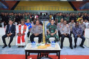 Kapolda Papua Hadiri KKR Dalam Rangka Pilkada Damai di Tanah Papua