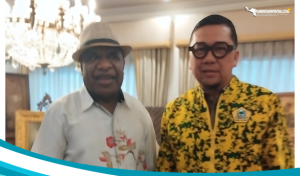 Bertemu Partai Golkar, Eremen Yogosam Berharap Dukungan Untuk Maju Calon Bupati Mamberamo Tengah