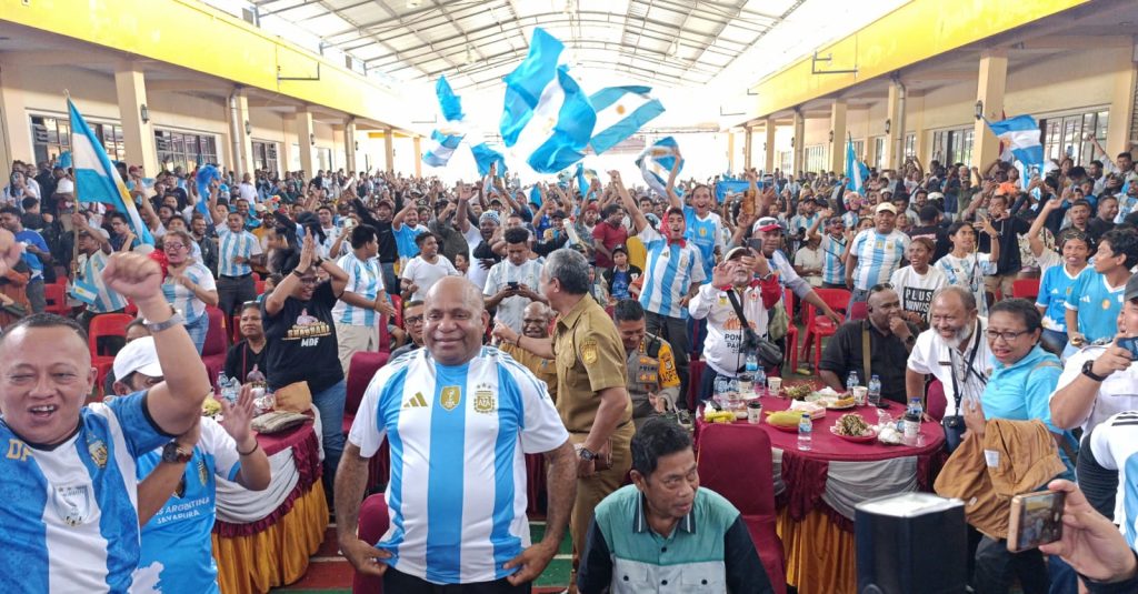 Gelar Nobar Final Copa America, Irjen Fakhiri Apresiasi Fans Argentina Ikut Jaga Kamtibmas