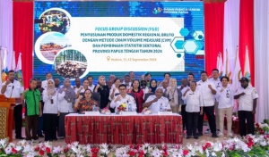 Pemprov Papua Tengah Gelar FGD Penguatan Pembangunan Segala Sektor Ekonomi Bersama BPS Provinsi Papua